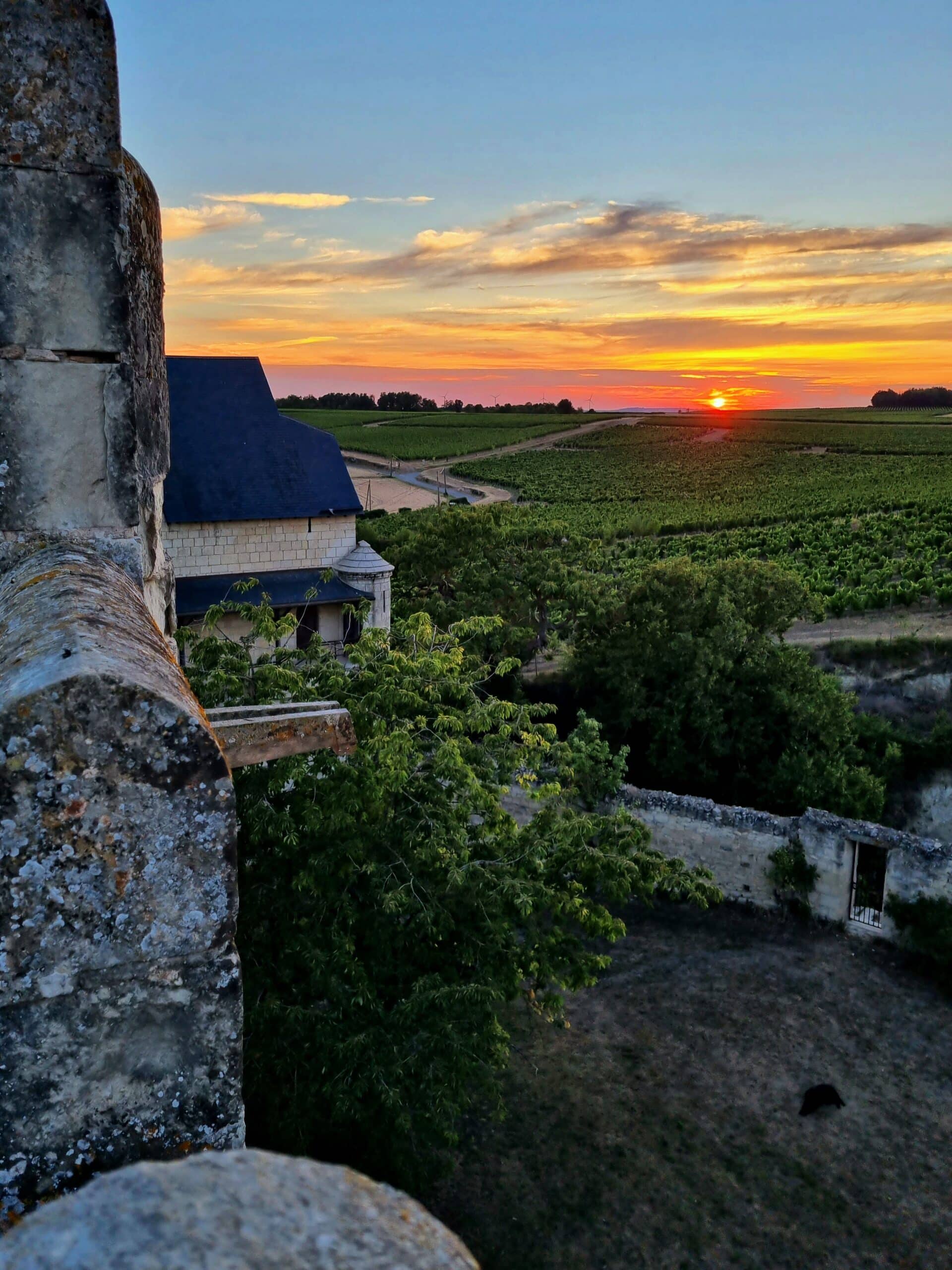 Forteresse de Berrye, coucher de soleil