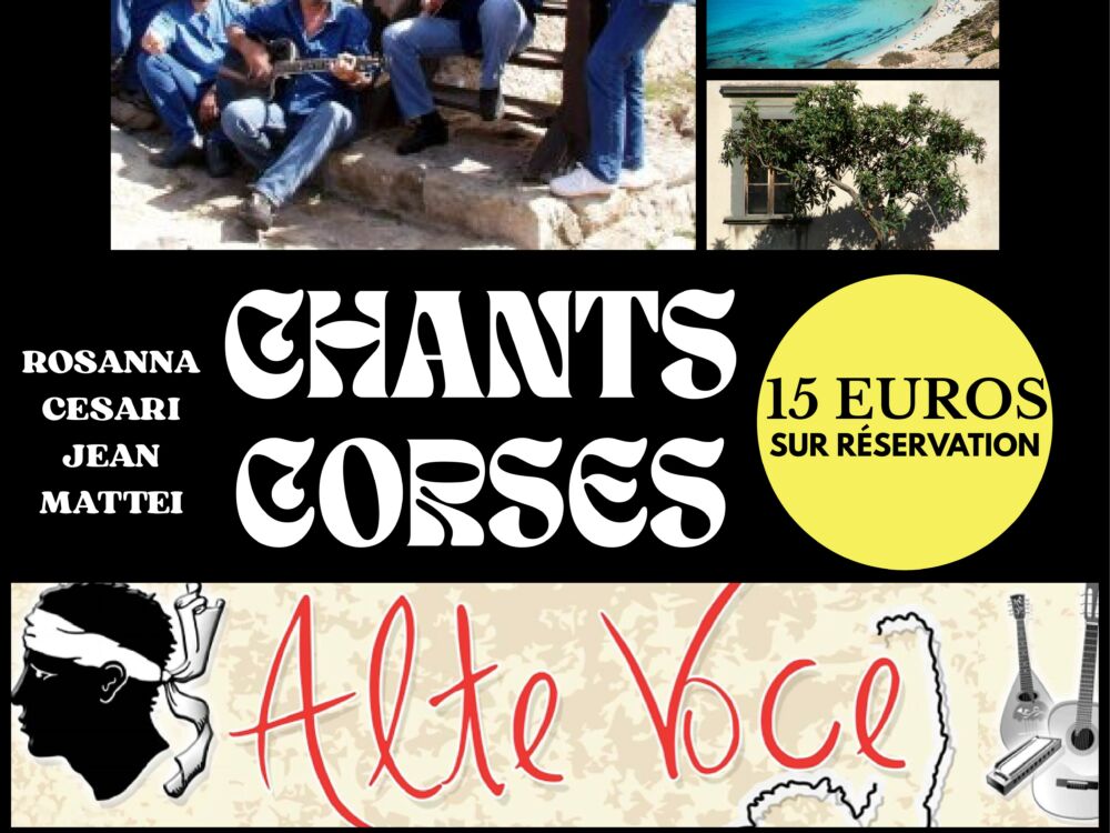 Affiche concert chants corses 12122025