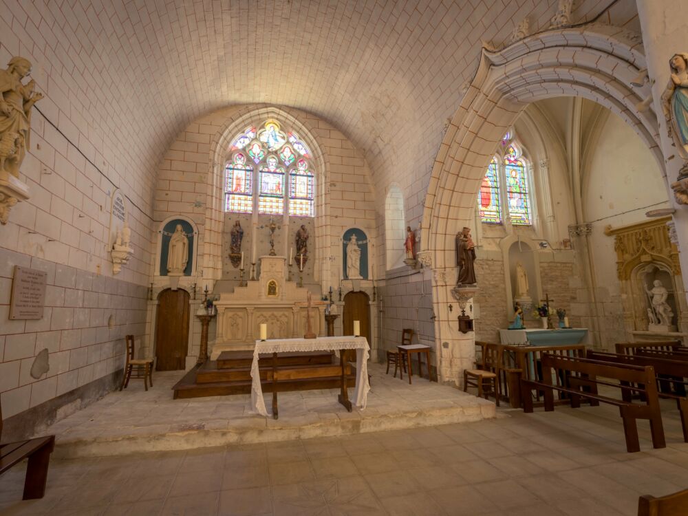 Église interieur 4-Maison de l'Acadie_La Chaussée©Visuellement