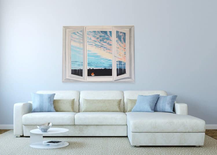 Patricia Guillaume-Peintures-personnalisées-Fenêtre en trompe-l'oeil