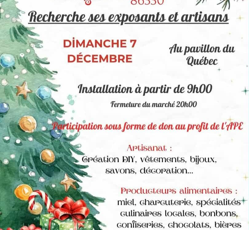 marché noel Angliers